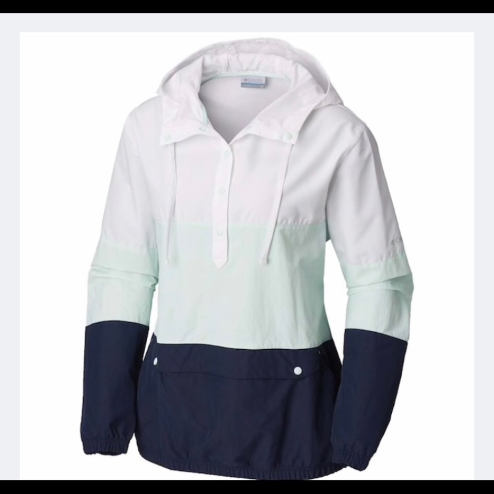 NWOT Columbia Pull Over Jacket szM